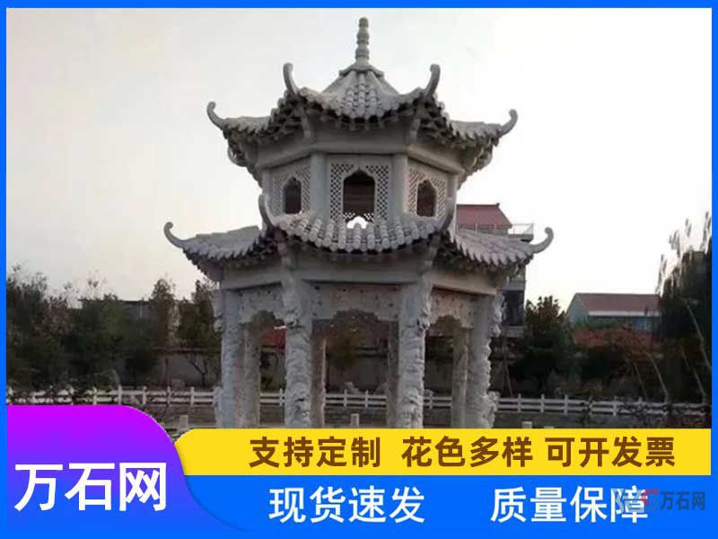 宁波八角石雕凉亭