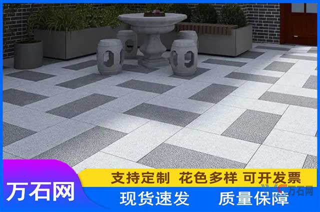双鸭山万石网石材课堂：石英砖能否支撑重型车辆