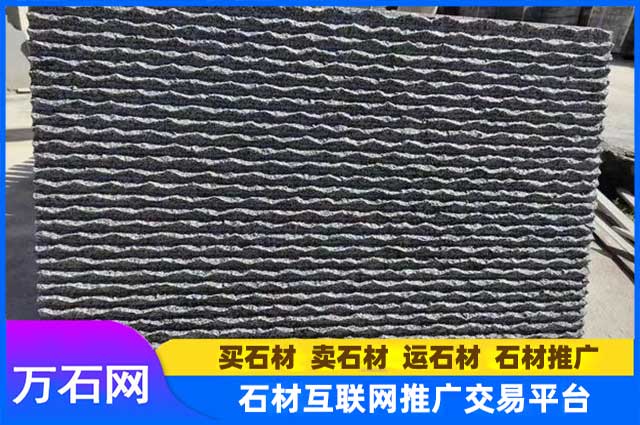 自然面石材：赋予景墙水景墙灵魂的凹凸肌理