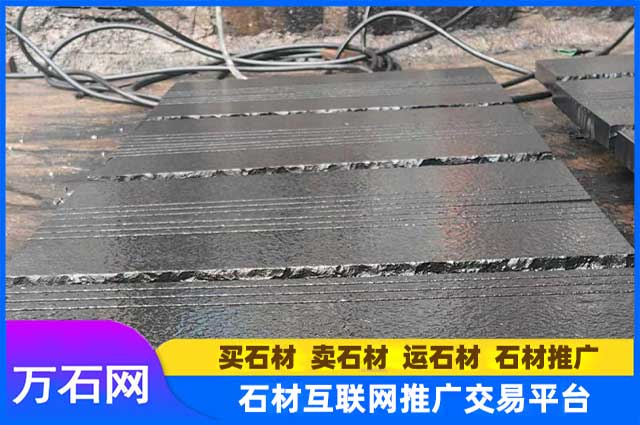 芝麻黑石材开采加工工艺